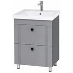 Шкаф под умывальник Mashtab 12185 Palma (Sava) cu 2 sertare 650x470x850 Gri mat