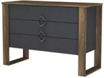 Комод Trendy Bumerang, NucAntracit, 110x76x45cm (GTR005842)