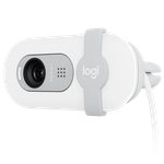 Camera Logitech BRIO 100, 1080p/30fps, FoV 58°, 2MP, Fixed Focus, Shutter, 1.5m, White