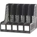 Suport pentru documente Deli DLE9838-02 Suport documente Quali A4, 5 compart., negru