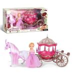 Кукла Essa 143A Prințesa cu cal și careta