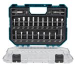 Набор головок, бит, насадок Makita D-74784 Set 22 buc freze pt caneluri 8mm