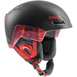 Защитный шлем Uvex JIMM OCTO+ BLACK-RED MAT 55-59