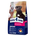 Корм для питомцев CLUB 4 PAWS 24231011 Pachet junior rase mari pui 2 kg