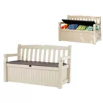 {'ro': 'Mobilier pentru grădină Eden 56126 Scaun Bench 140x60x84cm cu lada pentru depozitare 265l, bej-brun', 'ru': 'Садовая мебель Eden 56126 Scaun Bench 140x60x84cm cu lada pentru depozitare 265l, bej-brun'}
