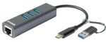D-Link USB 3.0/TYPE C to GIGABIT Ethernet + 3xUSB3.0 