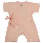 Haine pentru copii Minikin 22301480 Bon Voyage Кимоно р-р80, белый розовый, девочка