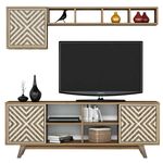 Стенка Trendy Inci, Nuc, Crem 160x56x35cm