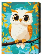 Tablou pe numere BrushMe KBS0164FC 30x40 сm (fără cutie) Bufniță