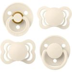 Пустышка BIBS 92340 Set 4 suzete Try-it collection 6+ luni Ivory