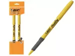 Set textmarkere BIC Brite Liner Grip 2buc galben