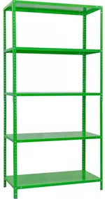 Cтеллаж складской УХЛ-МАШ МС-З 1970x1000х400 Стеллаж модульный (5 полок) Зелённый
