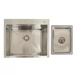 Chiuvetă bucătărie SanDonna HD5550 Crom satin