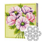 Tablou pe numere Art Gallery BJ791 Mozaic cu diamante 20x20cm Violete delicate