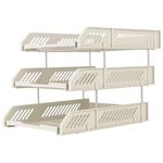 Suport pentru documente Deli DLE9209-09 Set 3 tavite suprapozabile Simpli, sur