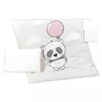 Lenjerie de pat pentru copii PernaMea Set lenjerie 3 piese Premium Panda (PM.100469/2)
