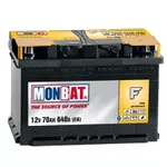 Acumulator auto Monbat 6ST-70 Start F JIS (Polaritate negativa) 560 A (260*170*220 mm)