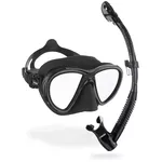 Аксессуар для плавания Cressi-Sub Set inot QUANTUM + ITACA ULTRA DRY COMBO black/black (DM405050)