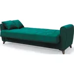 Диван Trendy Paris, extensibila cu lada de depozitare, 215x80x80cm, Verde