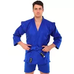 Îmbrăcăminte sport SUHS 13505 Kimono pt sambo din coton m.140cm, 500g/m2 CO-4676 blue