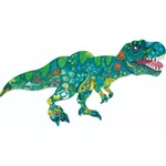 Puzzle Hape E1667 Puzzle de podea Dinozaur, 202 elem.