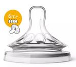 Соска силиконовая Philips AVENT Natural для жидкостей (6+ мес) 2 шт