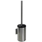 Perie WC Bisk 07964 de perete cu capac MASTER LINE satin/nichel