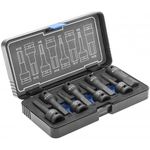 Набор головок, бит, насадок Hoegert HT6R004 насадки ударные HEX, H6-H19, 1/2