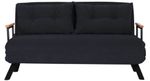 Диван Trendy Sando Negru (2 locuri)