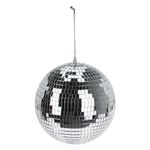 Новогодний декор Promstore 36837 Glob pentru brad Disco, argintiu, 250mm