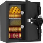 Safeu de oficiu Deli T581 420х380х300 мм, огнестойкий