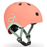 Cască de protecție Scoot&Ride 96389 Peach (cu sistem de reglare), XXS-S, 1+ ani