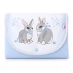 Accesoriu pentru înfășat Veres 427.3 Матрасик для пеленания дорожный (57x60) Summer Bunny blue