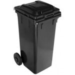 Coș de gunoi Hydro S Tomberon cu roti si capac 120 L Negru 8001197
