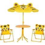 Set de mobilier pentru copii Promstore 42554 Set mobilier pentru copii Tigru 4 unitati, galben