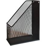 Suport pentru documente New World 3002 Black, suport vertical din metal, tip plasa, negru