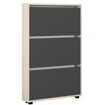 Полка для обуви Mobildor-Lux Leo Slim 70x16x125H cm Sonoma/Anthracite
