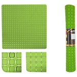 Коврик для ванной MSV 30789 Covoras pentru dus 54x54cm Premium verde, cauciuc