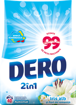 Dero 2in1 Белый Ирис и Ромашка, 4 кг.