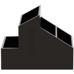 Короб для хранения Spirella 41983 Skyline Органайзер для мелочей Skyline 4 секции 13x10x9cm черный