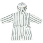 Accesoriu pentru baie Jollein 060-808-68085 Halatel de baie Stripe Terry Sea Green GOTS (1-2 ani)