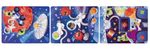Головоломка Hape E1646 Set puzzle 3 în 1 Aventura în Spațiu