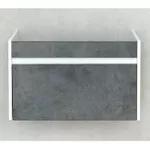 Шкаф под умывальник Bayro подвесной Aspect Pro Soft 800 бетон чикаго тёмный