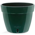 Ghiveci pentru flori Santino Asti (12.0L, Verde/Negru)