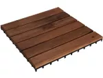 Parchet impermeabil din lemn 9buc, 30X30cm 