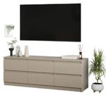 Comodă TV MebelStar NEO 6S 180x43x53 Cashmere (MBS-1292)