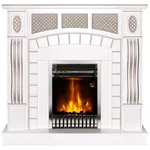 Камин электрический ArtFlame Amsterdam nut & Gala silver