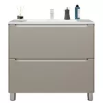 Dulap pentru lavoar Bayro Bergamo под столешницу / под умывальник Allegro 1000 light grey