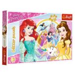 Пазл Trefl 14819 Puzzles - 100 Glitter - Memories of Bella and Ariel / Disney Princess