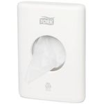 Accesoriu pentru WC Tork 565000 Dispenser Pungi Igienice B5, 36*100*140, Alb